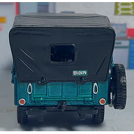 Jeep Willys Cj3b, Carro A Escala 1/43 Marca Ixo