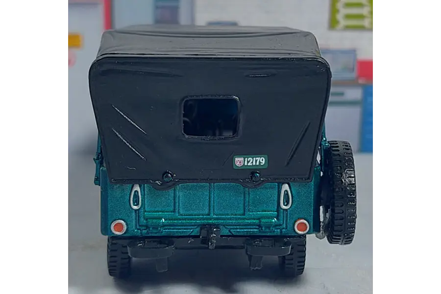 Jeep Willys Cj3b, Carro A Escala 1/43 Marca Ixo
