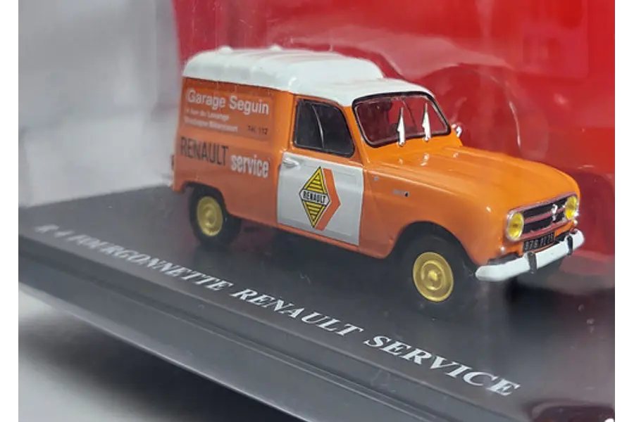Renault 4 Furgoneta, Carro A Escala 1:43