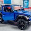 Jeep Wrangler Azul Escala 1/34 Marca Kinsmart