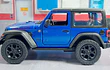Jeep Wrangler Azul Escala 1/34 Marca Kinsmart