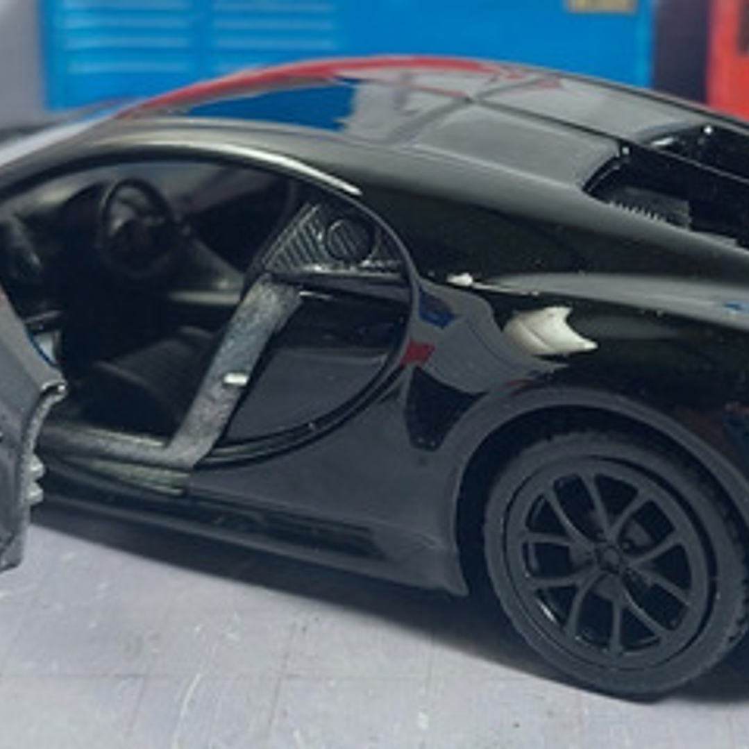 Bugatti Chiron, A Escala 1:40, Carro De Colección 6