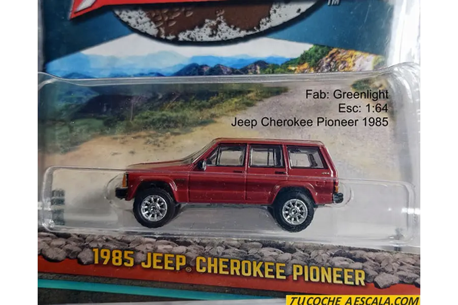 Jeep Cherokee Pionner 1985, Escala 1/64 Marca Greenlight