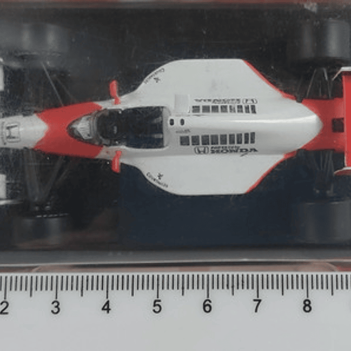 Formula 1, Ayrton Senna, Mclaren Mp4/5b CON FASCICULO Carro A Escala 1/43 4