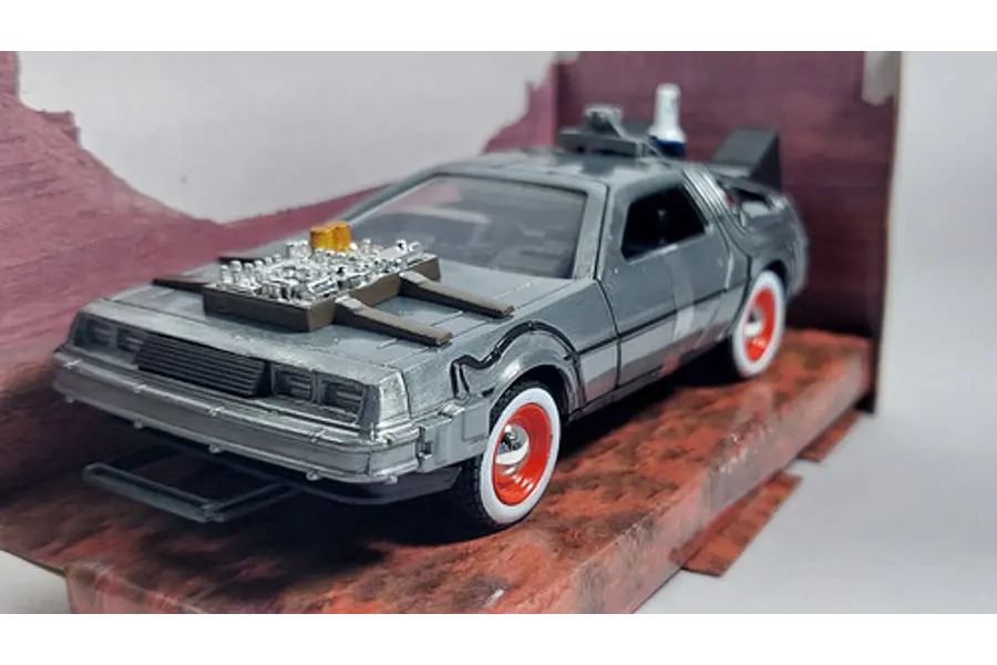 Delorean Maquina Del Tiempo Ill ,escala 1/32