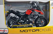Moto Suzuki V Strom Escala 1/12 De Coleccion Sin Base