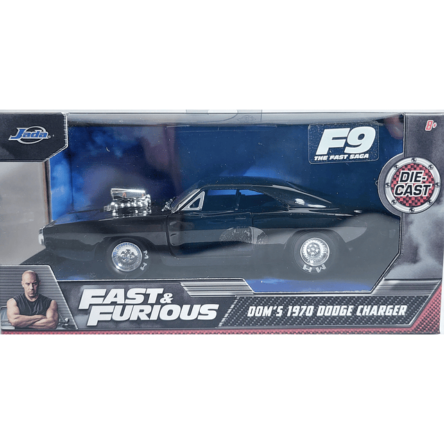 DODGE CHARGER DE DOM F9 ESCALA 1/32