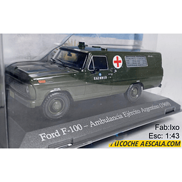 Ford F-100 Fuerza Aerea Argentina Carro Escala 1/43 De Colección