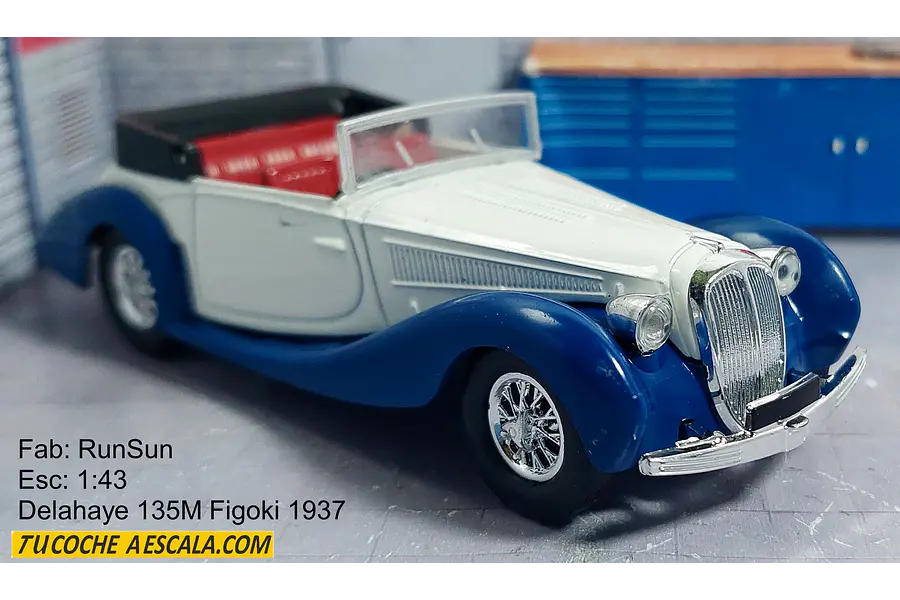 DELAHAYE 135M 1937 ESCALA 1/43 DE COLECCION