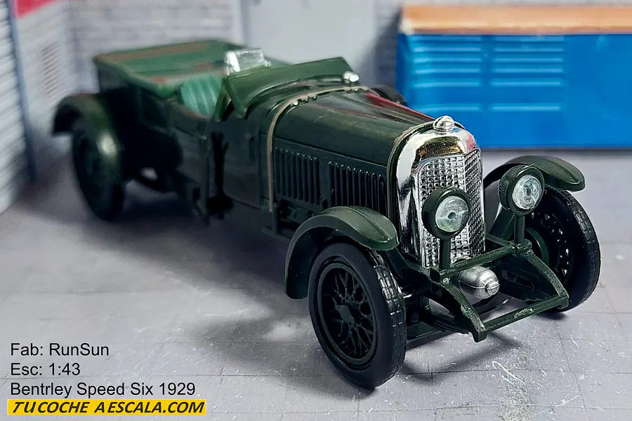  Bentley Speed Six 1929 Carro A Escala De Coleccion 