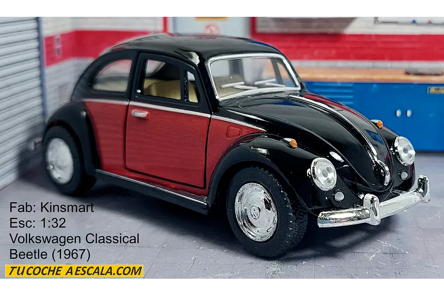 Volkswagen Escarabajo, Escala 1/32 Carro De Coleccion