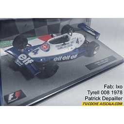 PATRICK DEPAILLER , TYRRELL 008,Formula 1 ESCALA  1/43 