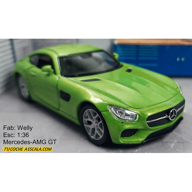 Mercedes Benz AMG GT, Welly, Escala 1/36