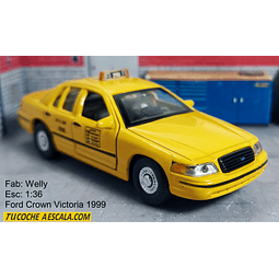 FORD CROWN VICTORIA , Escala 1:36, Marca Welly