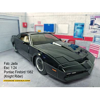 AUTO FANTASTICO KITT ESCALA 1/24 MARCA JADA, CON LUZ LED FRONTAL