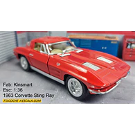 Chevrolet Corvette Stingray 1963 De Coleccion , Escala 1/34