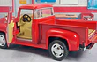 FORD F 100 1956, Escala 1/38 ROJO  De Colección