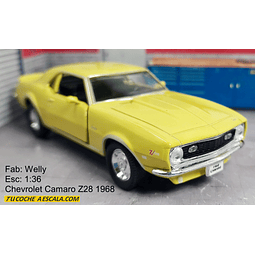 Chevrolet Camaro Z28 1968 Marca WELLY ESCALA 1/36 