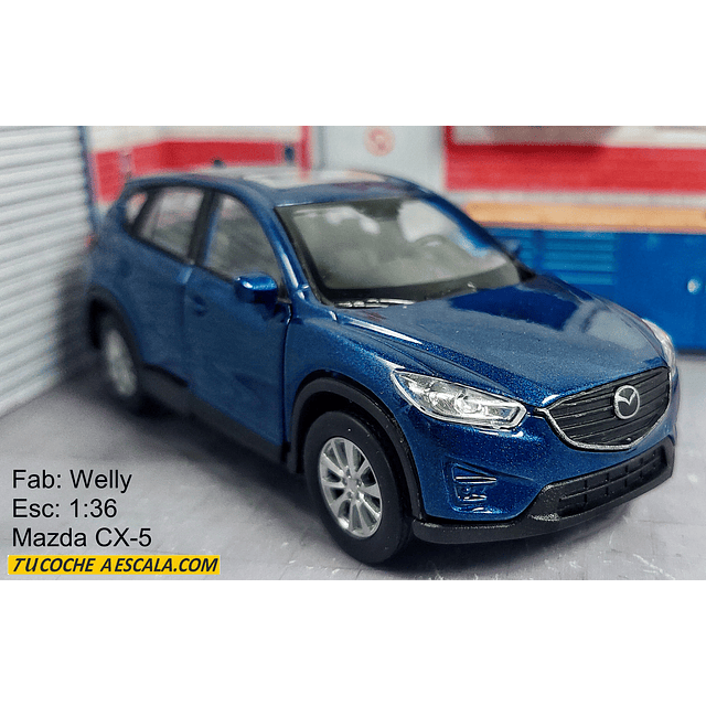 Mazda Cx5 AZUL Carro A Escala De Coleccion 