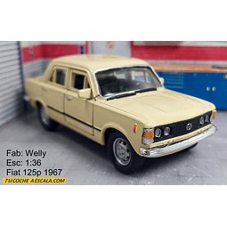 Fiat 125P, 1967 Escala 1/36 , MARCA WELLY