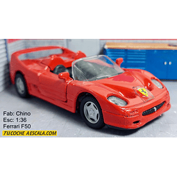 Ferrari F 50 Carro A Escala 1/36 De Coleccion 