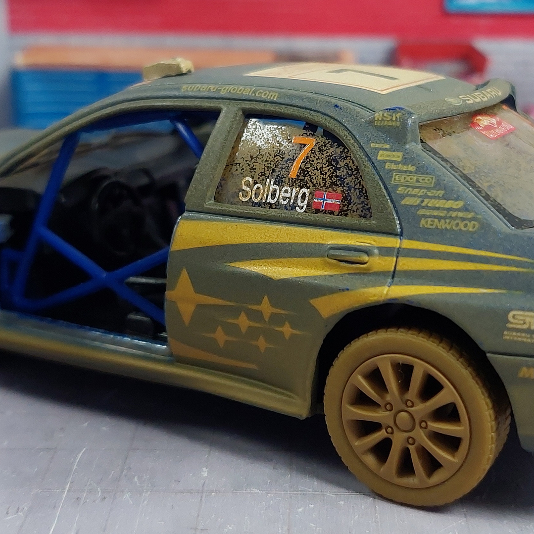 Subaru Impreza Wrc 2007  Escala 1/36, Marca kinsmart 5