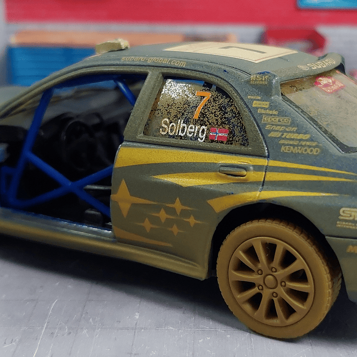 Subaru Impreza Wrc 2007  Escala 1/36, Marca kinsmart 5