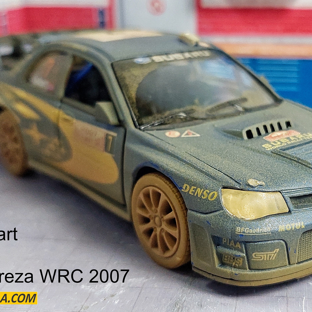 Subaru Impreza Wrc 2007  Escala 1/36, Marca kinsmart 1