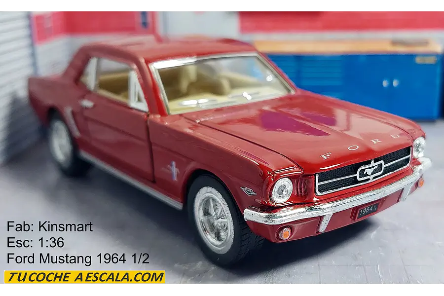 1964 Ford Mustang , Escala 1/36, MARCA KINSMART