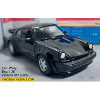 Porsche 911 turbo, Carro A Escala 1/36 welly