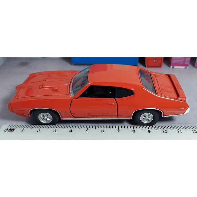 Pontiac Gto 1969 Escala 1:36 Carro De Coleccion