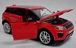 Land Rover Range Rover Evoque roja , A Escala 1/32