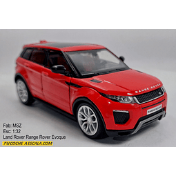 Land Rover Range Rover Evoque roja , A Escala 1/32