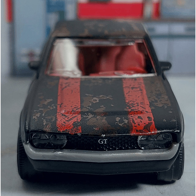  TOYOTA CELICA GT COUPE OXIDADO , Escala 1:56, Marca MAJORETTE