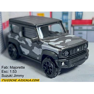 SUZUKI JIMNY CAMUFLADO , Escala 1:64, Marca MAJORETTE