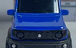 SUZUKI JIMNY azul con lineas , Escala 1:64, Marca MAJORETTE