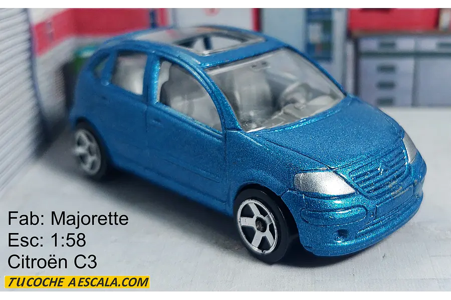 CITROEN C3  , Escala 1:58, Marca MAJORETTE