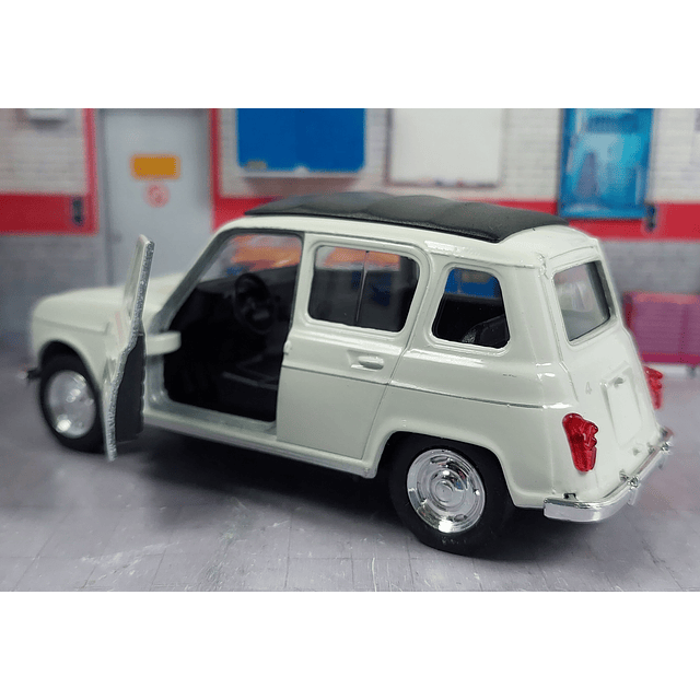 Renault 4 BLANCO Escala 1:36 De Coleccion, MARCA WELLY