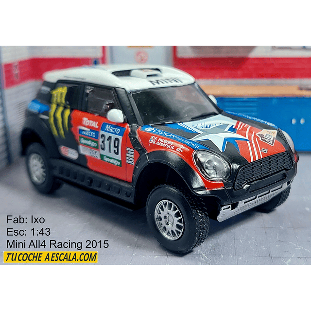 MINI ALL﻿ RACING 2015, Escala 1/43, Marca Ixo