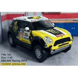 Mini All4 Racing 2014 Rally Dakar Escala 1/43 De Coleccion