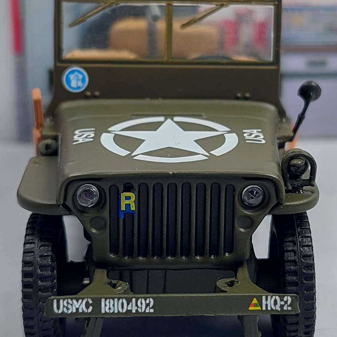 Jeep Willys MB US ARMY MIN GUERRA,  Escala 1/43 Marca Ixo 3