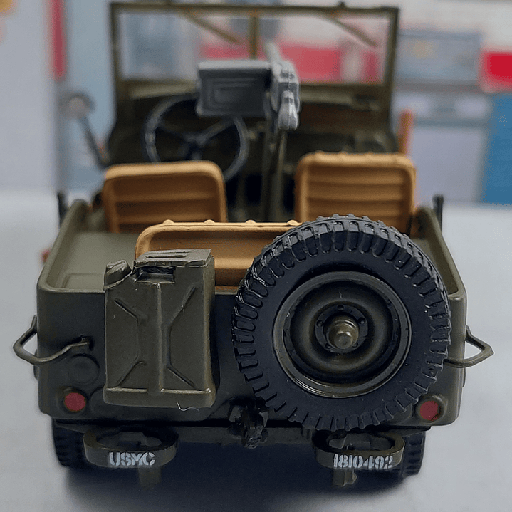 Jeep Willys MB US ARMY MIN GUERRA,  Escala 1/43 Marca Ixo 5