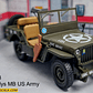 Jeep Willys MB US ARMY MIN GUERRA,  Escala 1/43 Marca Ixo - Miniatura 1