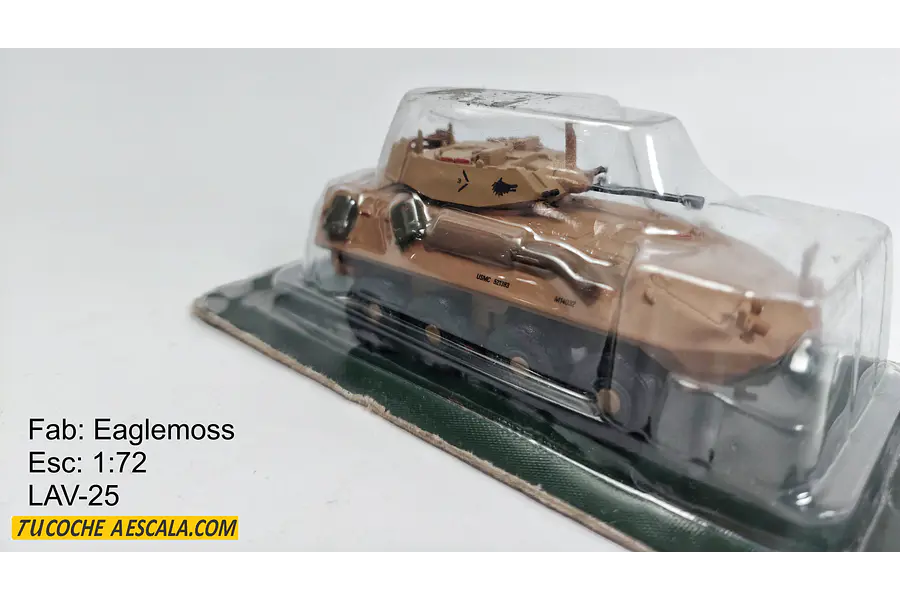 TAN﻿QUE LAV 25 ESCALA 1/72 MARCA EAGLEMOSS