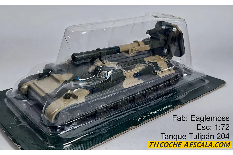 TANQUE TULIPAN ESCALA 1/72 MARCA EAGLEMOSS