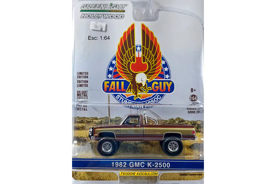 CAMIONETA DE PROFESION PELIGRO GMC 1982 FALL GUY Marca: GREENLIGHT