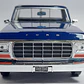 Ford F-150 Custom 1979 Azul, Escala 1/24, De Coleccion - Miniatura 3