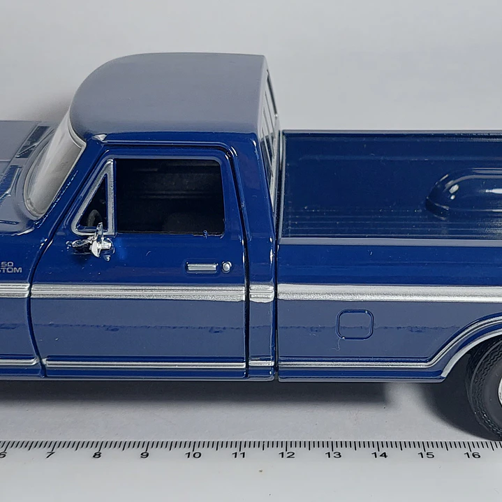 Ford F-150 Custom 1979 Azul, Escala 1/24, De Coleccion 2