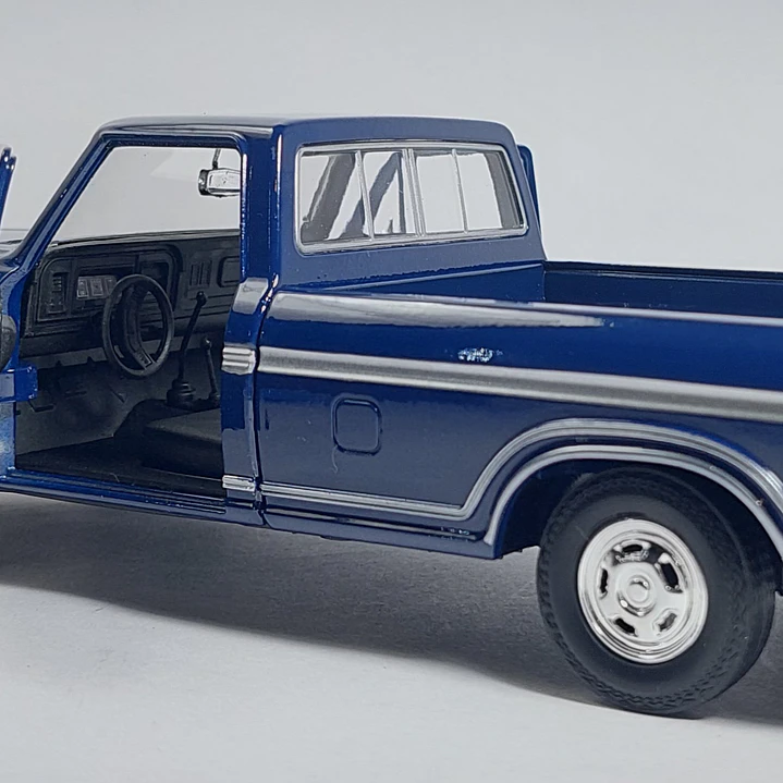 Ford F-150 Custom 1979 Azul, Escala 1/24, De Coleccion 5