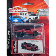 BUGATTI CHIRON ROJO , Escala 1:64, Marca MAJORETTE ﻿